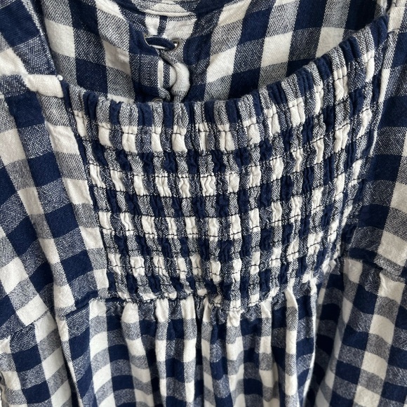 Navy and white gingham sundress - Picture 2 of 5